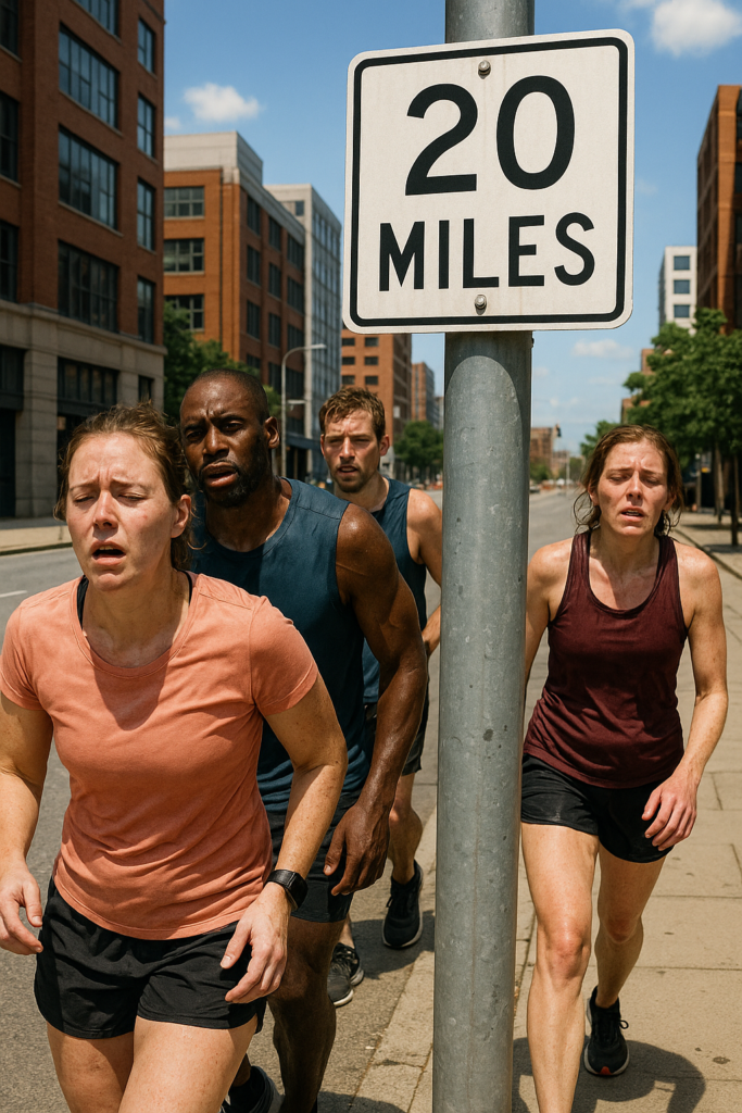 The benefit of that 20-mile run lies in the time it will take you to complete it (Image by ChatGPT)