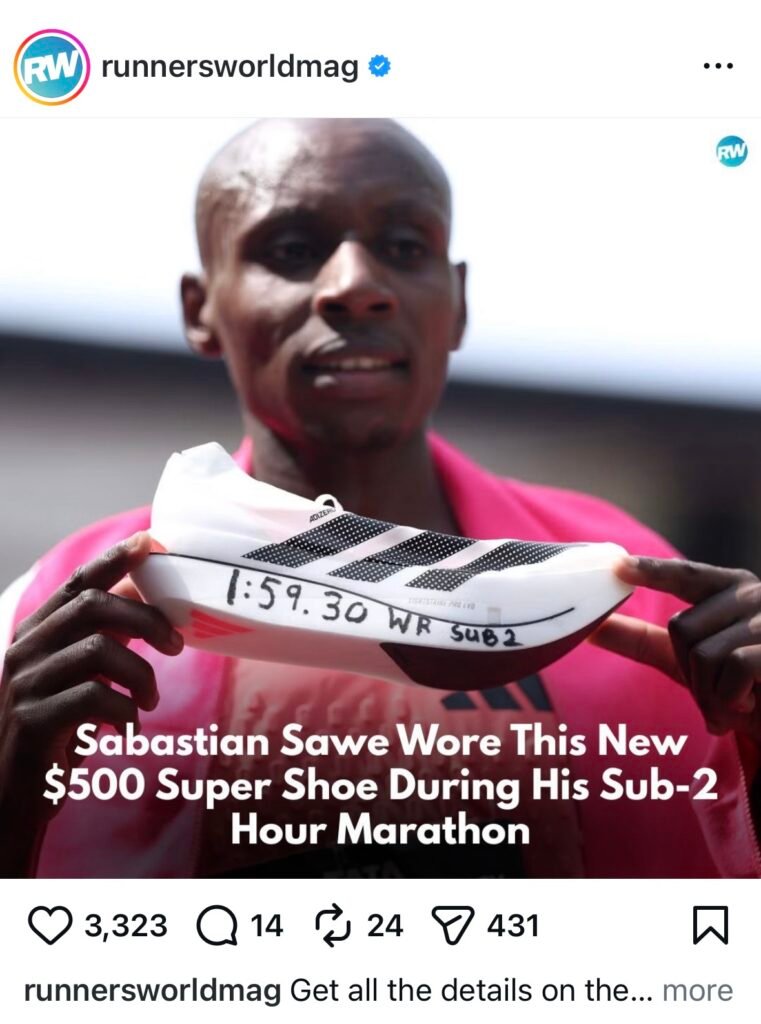 Reflections on the sub-2 marathon