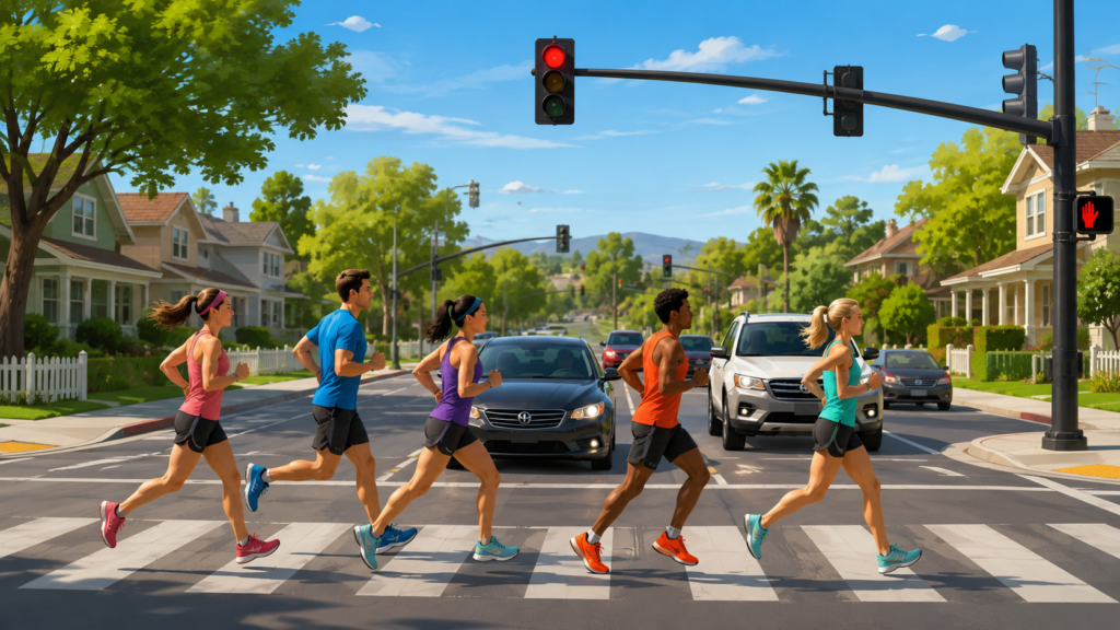 Cars Will Always Win. Runners Must Adjust Accordingly